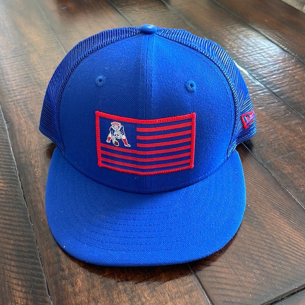 New England Patriots flat brim snap back hat